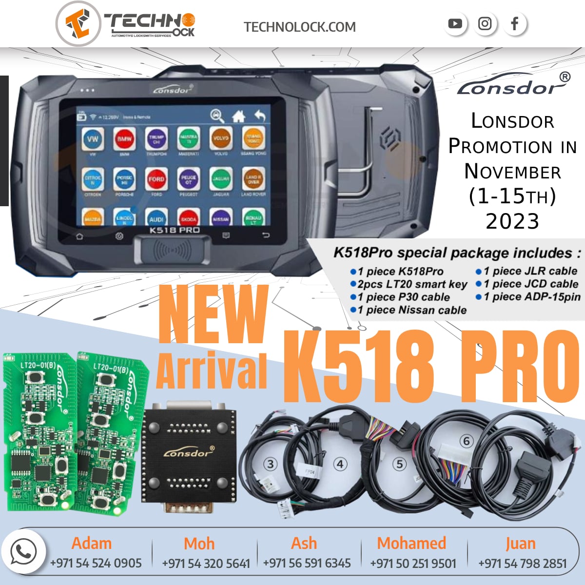  Lonsdor K518 PRO Key Programmer: The most advanced and powerful key programmer on the market